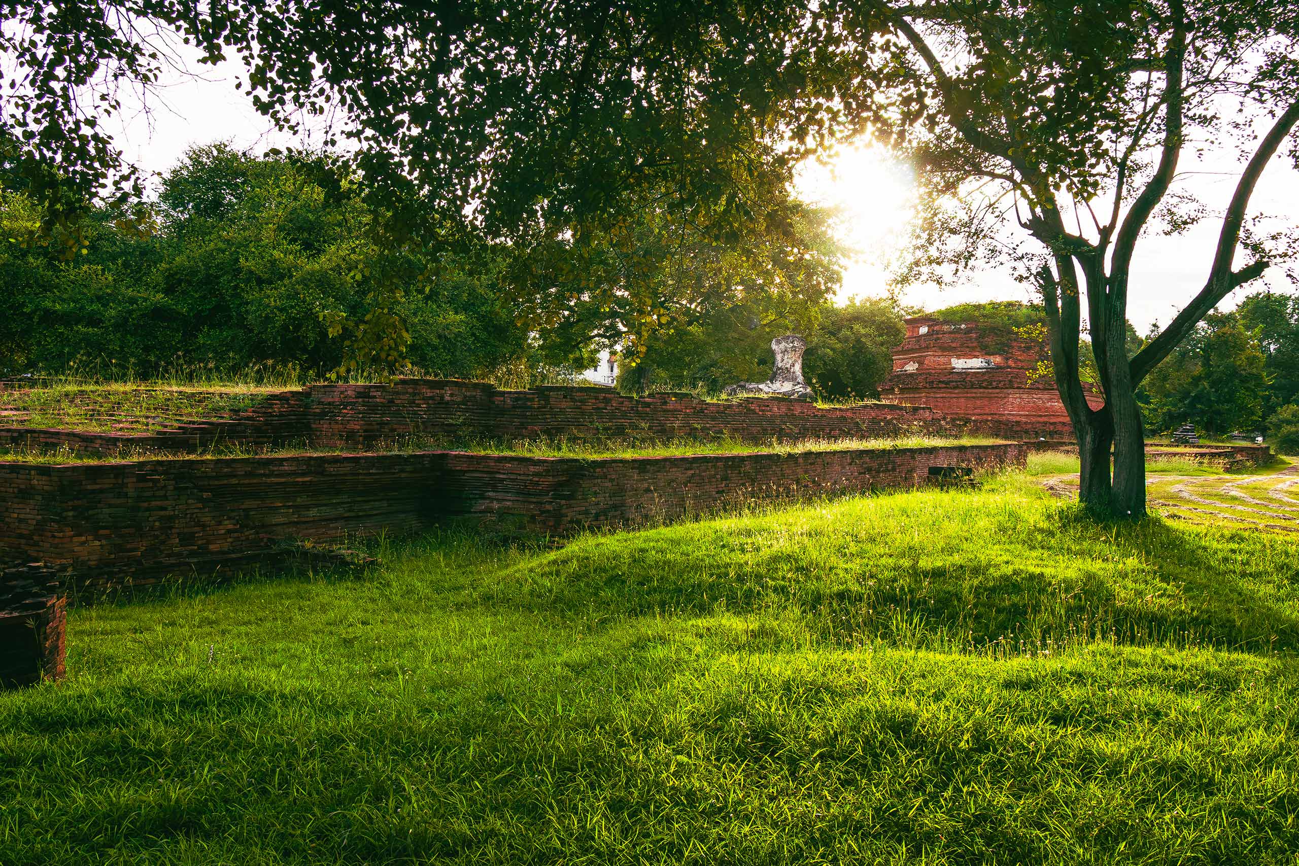 Photo de randonnée dans les Pyrénées, sur le chemin en direction du col des Sarradets. Vue sur le Pic de la Pahule et le Mont Mourgat.